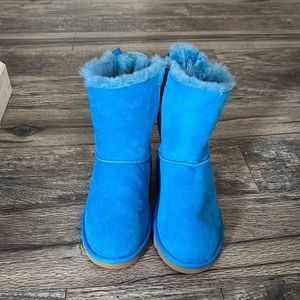 Blue Bow Tie Uggs